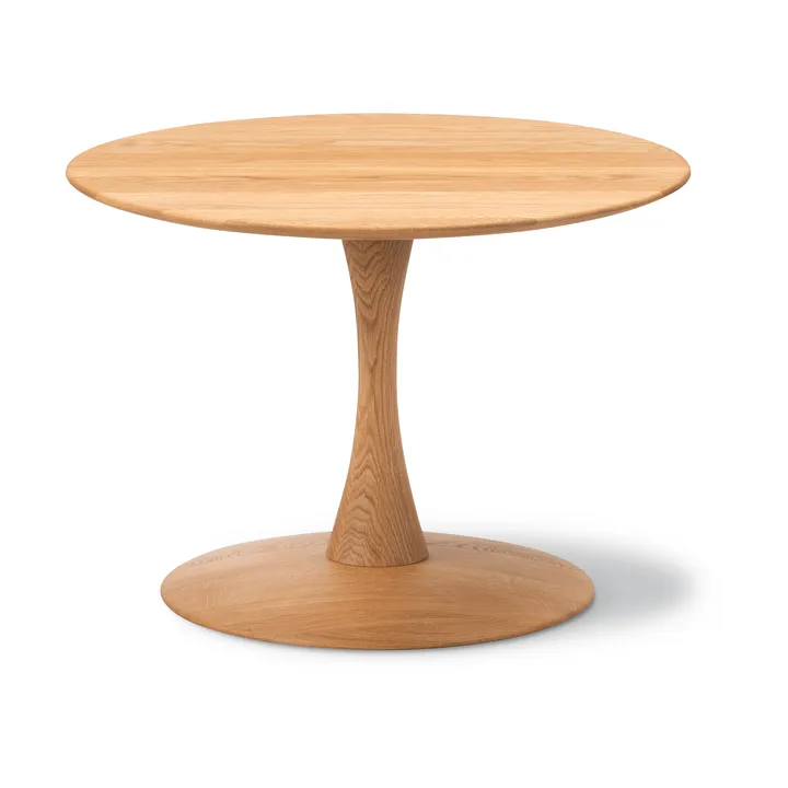 ND112 Trisse mesa de centro - Roble aceitado, Ø75x48 cm - Fredericia Furniture