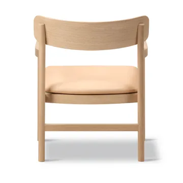 Post sillón lounge - Vegeta piel-roble aceitado claro - Fredericia Furniture