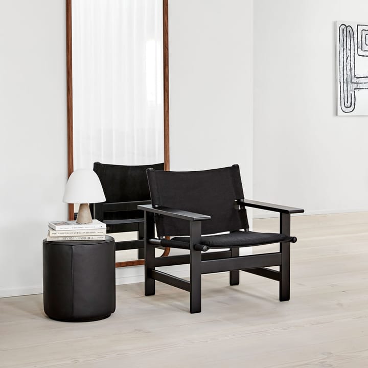 Puf Mono , Cuero omni 307 cognac - Ø39 cm Fredericia Furniture