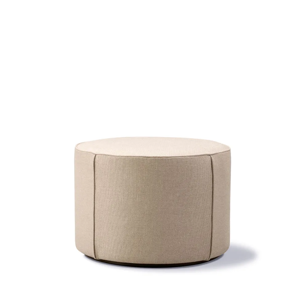 Puf Mono , Grand linen beige - Ø55 cm Fredericia Furniture