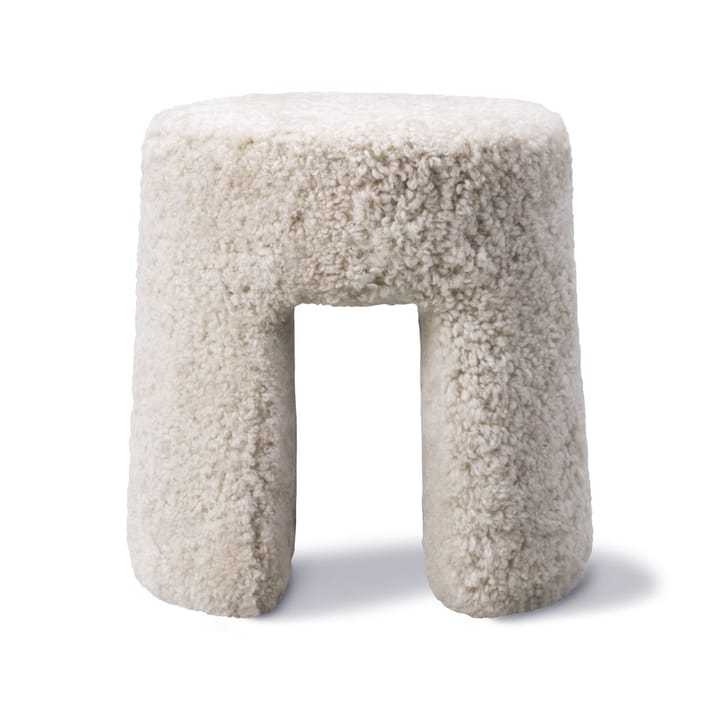 Puf Sequoia - Piel de oveja Moonlight - Fredericia Furniture