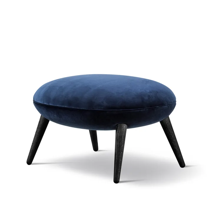 Reposapiés Swoon Ottoman  - Harald 3 792-roble lacado negro - Fredericia Furniture