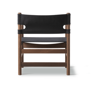 Silla con reposabrazos Canvas 21 - Canvas negro - roble aceitado - Fredericia Furniture