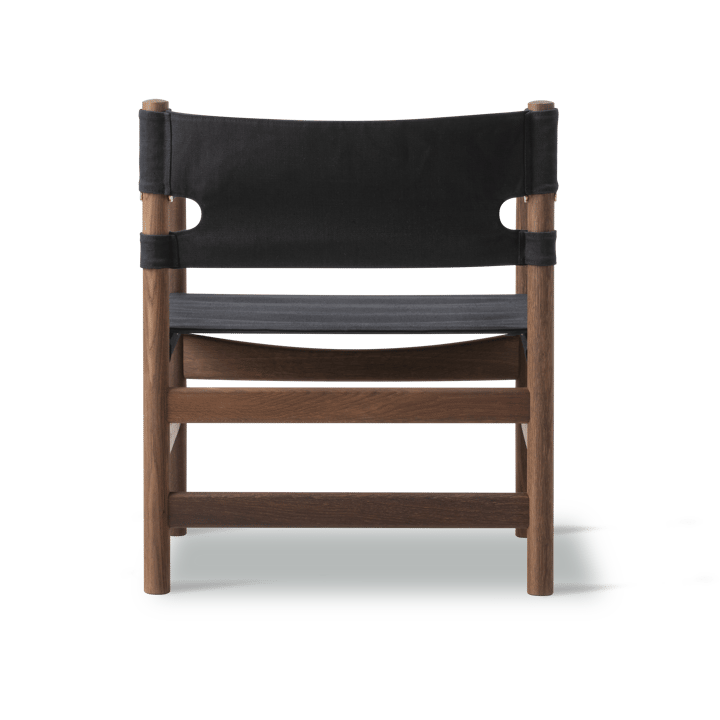Silla con reposabrazos Canvas 21, Canvas negro - roble aceitado Fredericia Furniture
