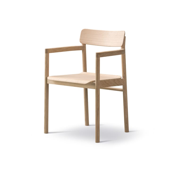 Silla con reposabrazos Post 3445 - Roble lacado - Fredericia Furniture
