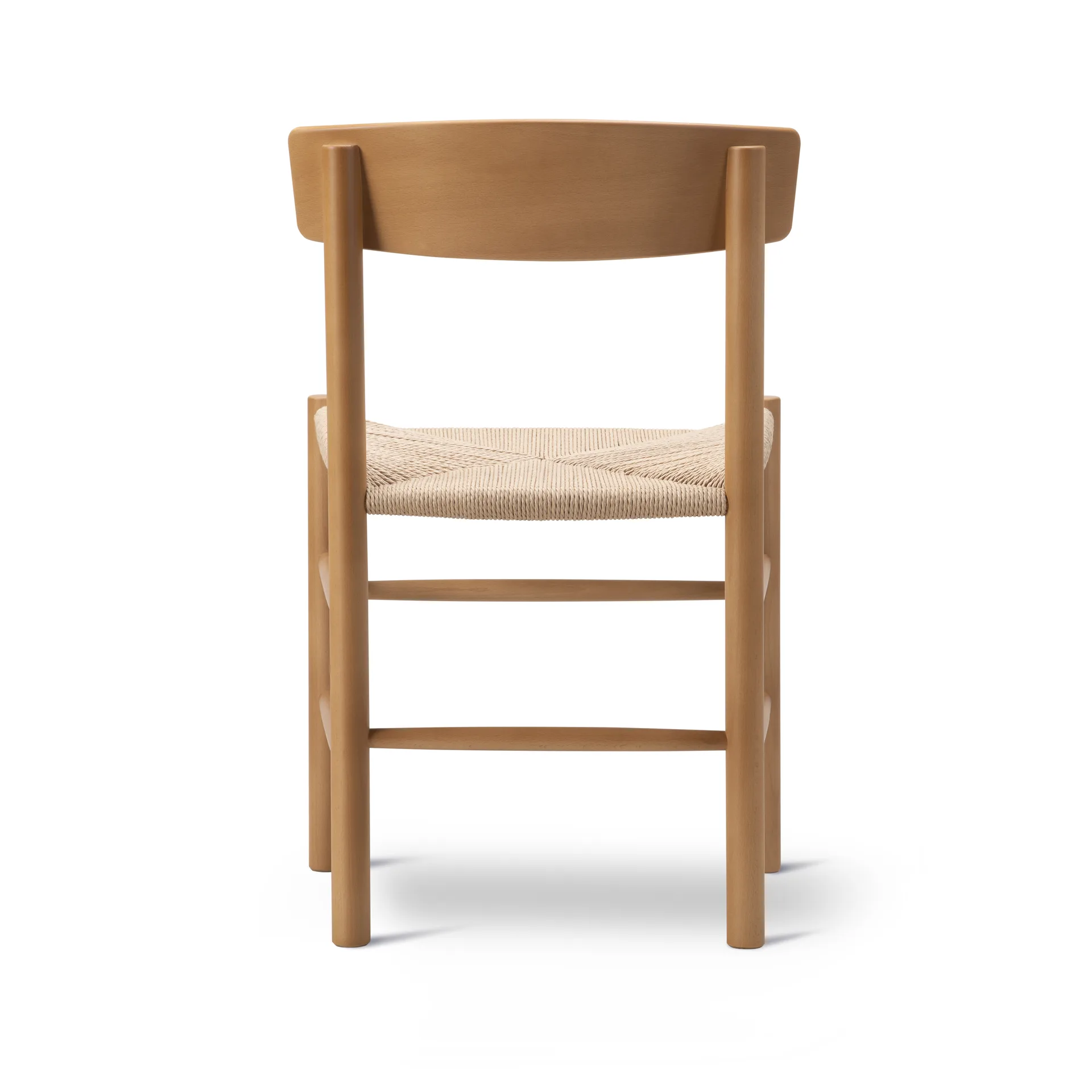 Silla J39, Barnizado Vintage -trenzado natural Fredericia Furniture