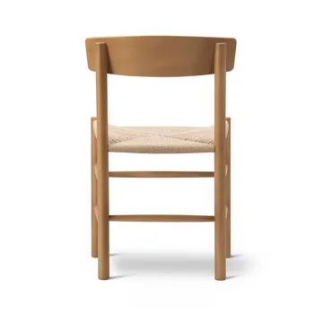 Silla J39 - Barnizado Vintage -trenzado natural - Fredericia Furniture