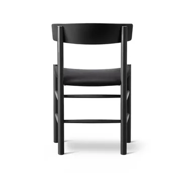 Silla J39 - Haya lacada en negro-black canvas - Fredericia Furniture