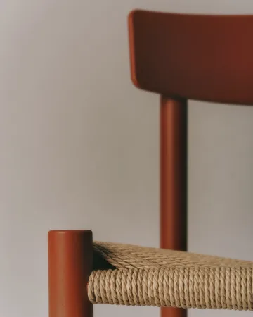 Silla J39 - Herritage red-trenzado natural - Fredericia Furniture