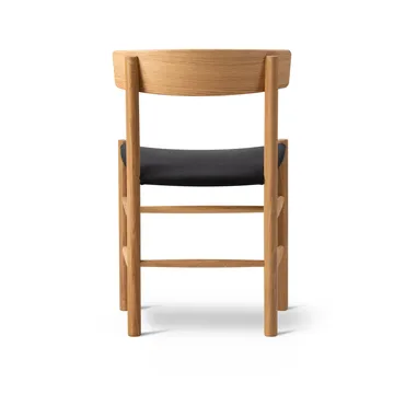 Silla J39 - Roble aceitado-lienzo negro - Fredericia Furniture