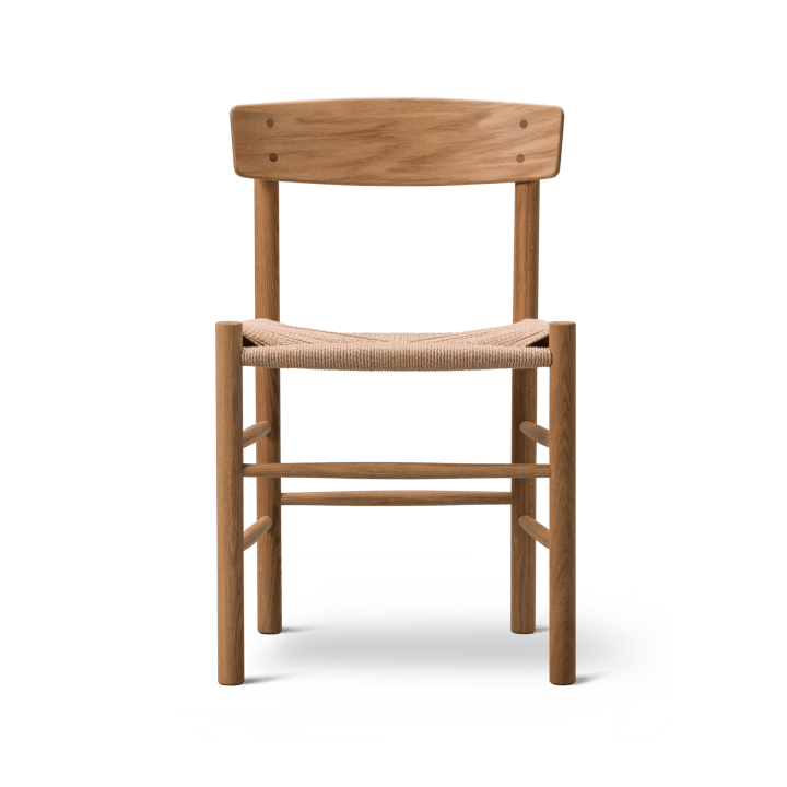Silla J39 - Roble aceitado - trenzado natural - Fredericia Furniture