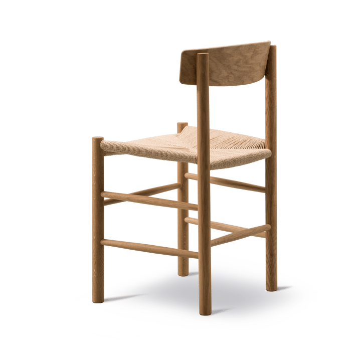 Silla J39, Roble aceitado - trenzado natural Fredericia Furniture