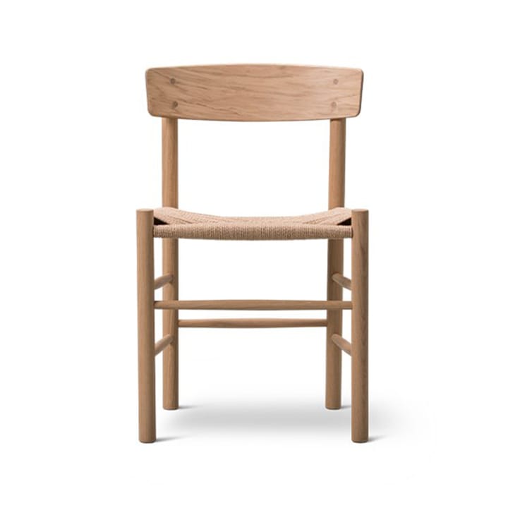 Silla J39 - Roble claro aceitado - trenzado natural - Fredericia Furniture