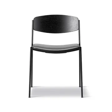 Silla Lynderup 3081 - Cuero omni 301-negro - Fredericia Furniture