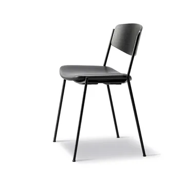 Silla Lynderup 3081 - Cuero omni 301-negro - Fredericia Furniture