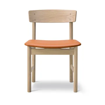 Silla Mogensen 3236  - Roble enjabonado-piel cognac 307 - Fredericia Furniture
