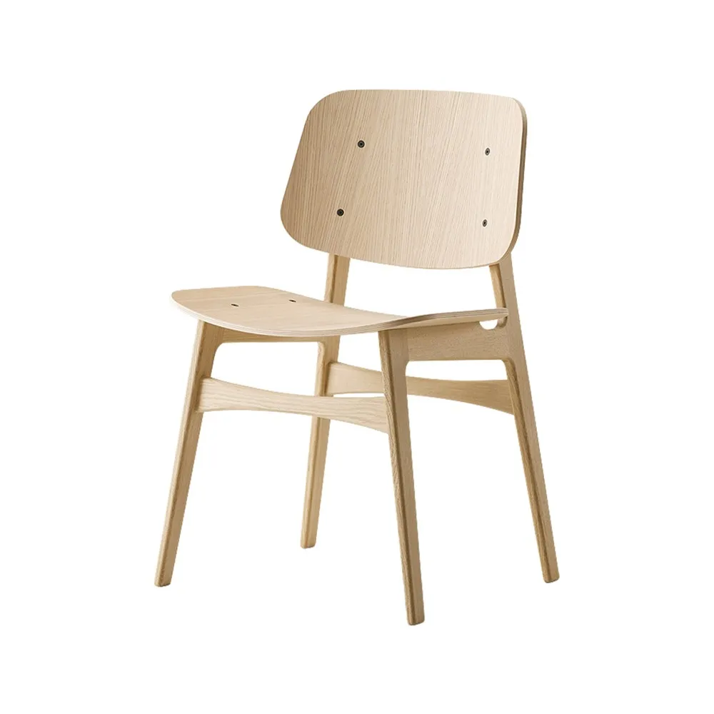 Silla Søborg wood, Roble barnizado Fredericia Furniture