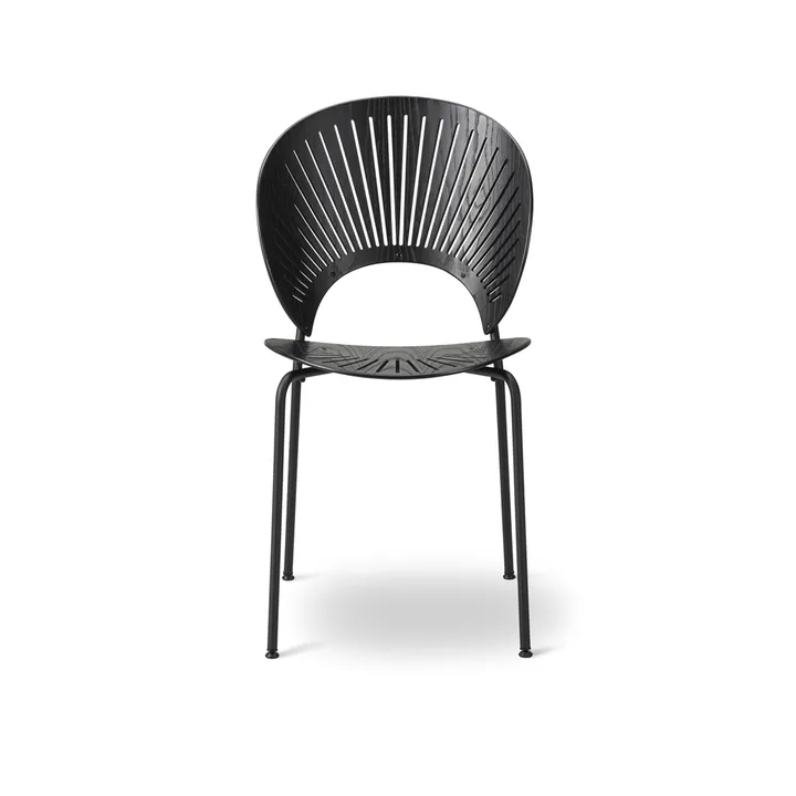 Silla Trinidad 3398 - Fresno teñido negro-flint - Fredericia Furniture