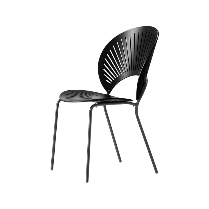 Silla Trinidad 3398 - Fresno teñido negro - patas negras - Fredericia Furniture