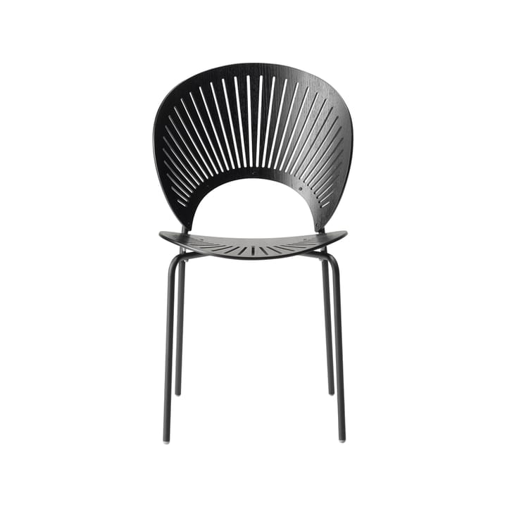 Silla Trinidad 3398, Fresno teñido negro - patas negras Fredericia Furniture