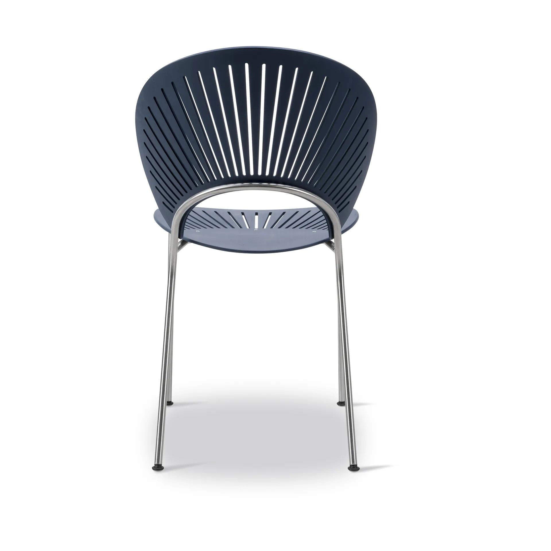 Silla Trinidad 3398, Nordic blue-cromo Fredericia Furniture