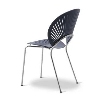 Silla Trinidad 3398 - Nordic blue-cromo - Fredericia Furniture
