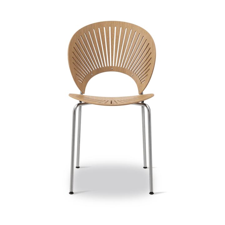 Silla Trinidad 3398 - Roble aceitado - acero inoxidable cepillado - Fredericia Furniture