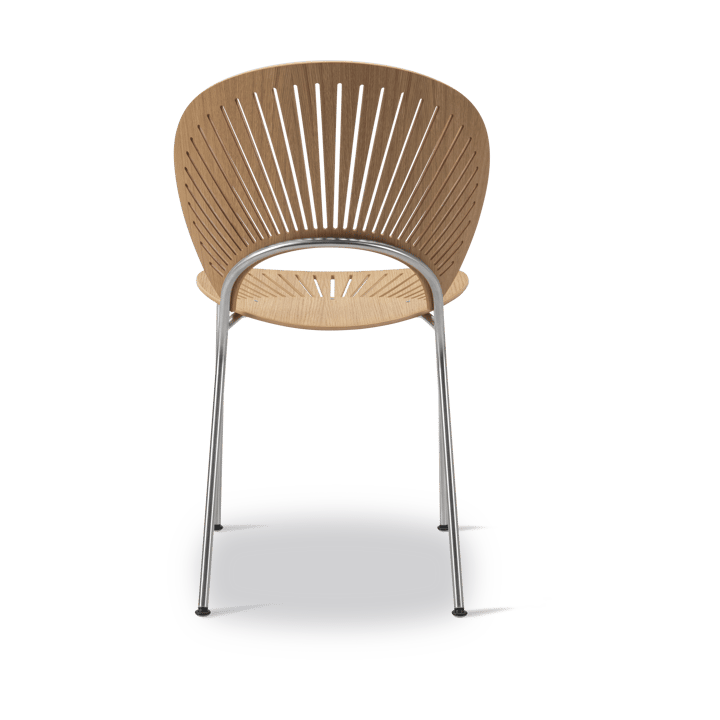 Silla Trinidad 3398, Roble aceitado - acero inoxidable cepillado Fredericia Furniture