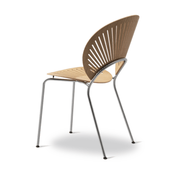Silla Trinidad 3398 - Roble aceitado - acero inoxidable cepillado - Fredericia Furniture