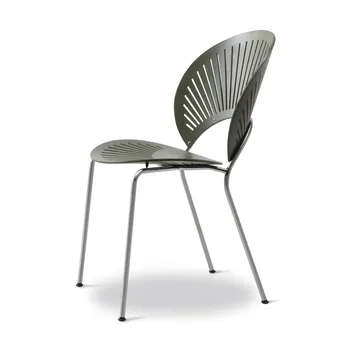 Silla Trinidad 3398 - Verde caqui-crom - Fredericia Furniture