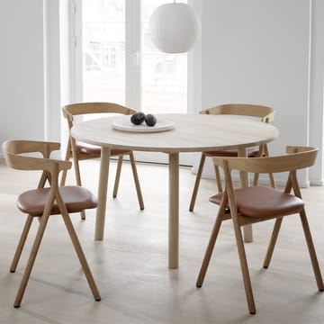 Silla Yksi 3340  - Cuero premium 88 - roble lacado negro - Fredericia Furniture
