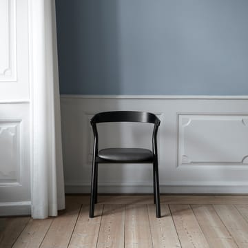 Silla Yksi 3340  - Cuero premium 88 - roble lacado negro - Fredericia Furniture