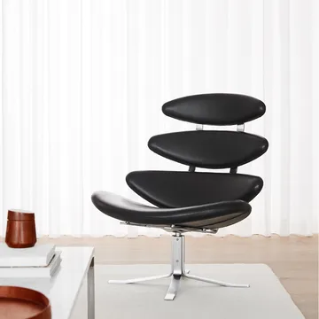 Sillón Corona - Capture 4101-soporte cromado - Fredericia Furniture