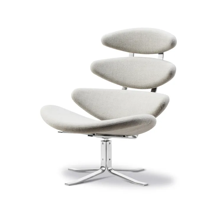 Sillón Corona - Capture 4101-soporte cromado - Fredericia Furniture
