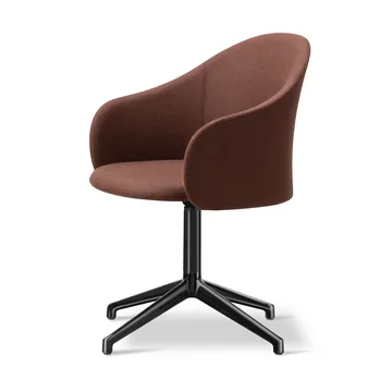 Sillón Gomo Armchair con base giratoria 4 patas - Blazer CUZ4D-negro - Fredericia Furniture