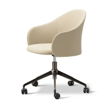 Sillón Gomo Armchair con base giratoria 5 patas - Mylla 221-pedernal - Fredericia Furniture