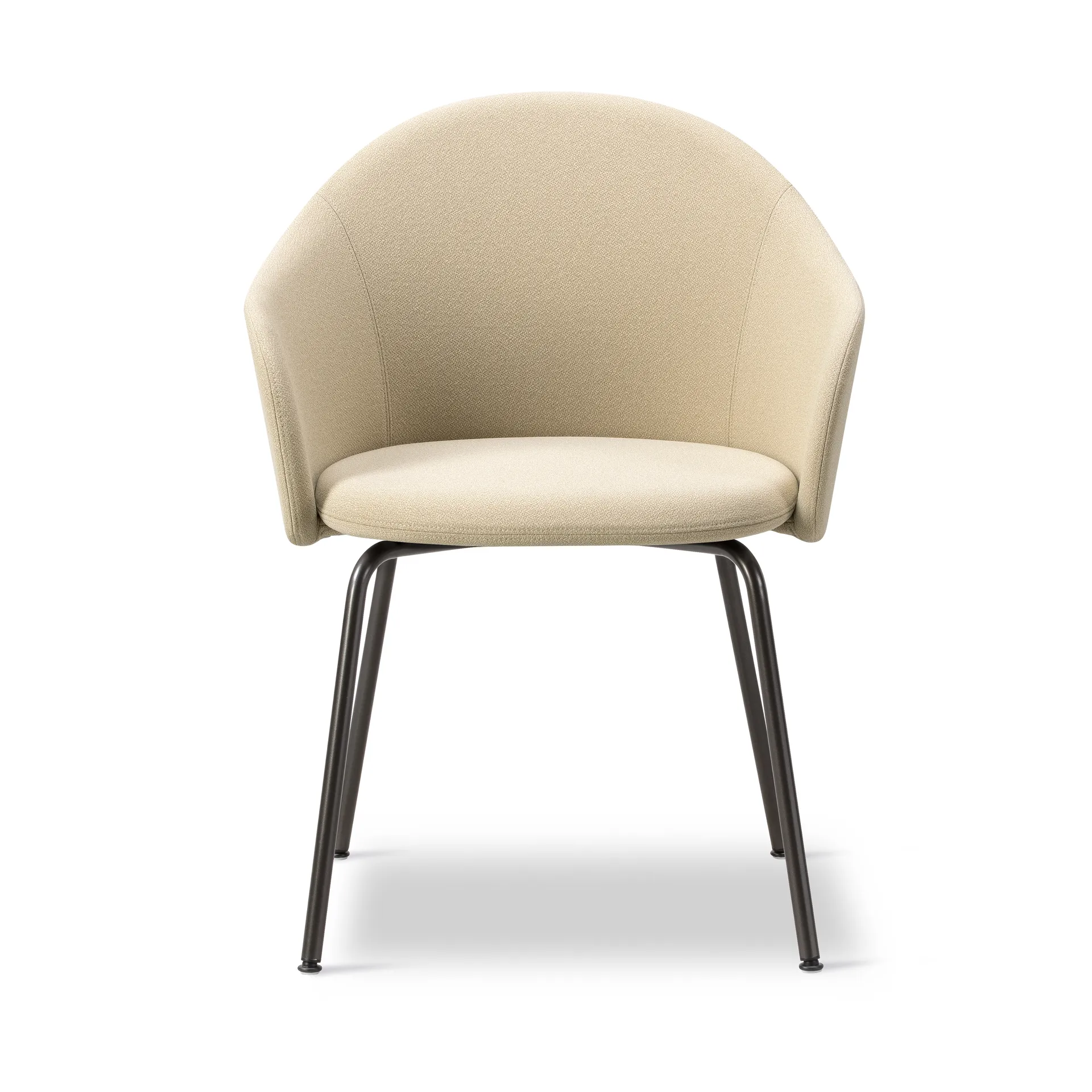 Sillón Gomo Armchair con base tubular, Mylla 221-pedernal Fredericia Furniture