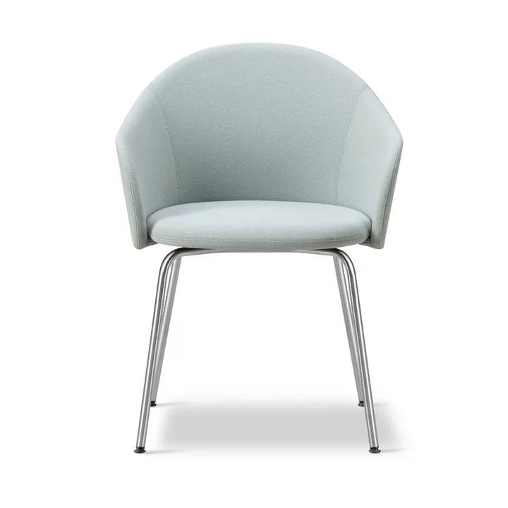 Sillón Gomo Armchair con base tubular - Mylla 811-acero inoxidable - Fredericia Furniture