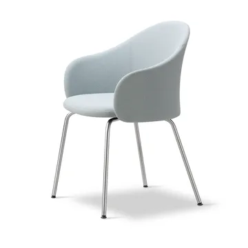 Sillón Gomo Armchair con base tubular - Mylla 811-acero inoxidable - Fredericia Furniture