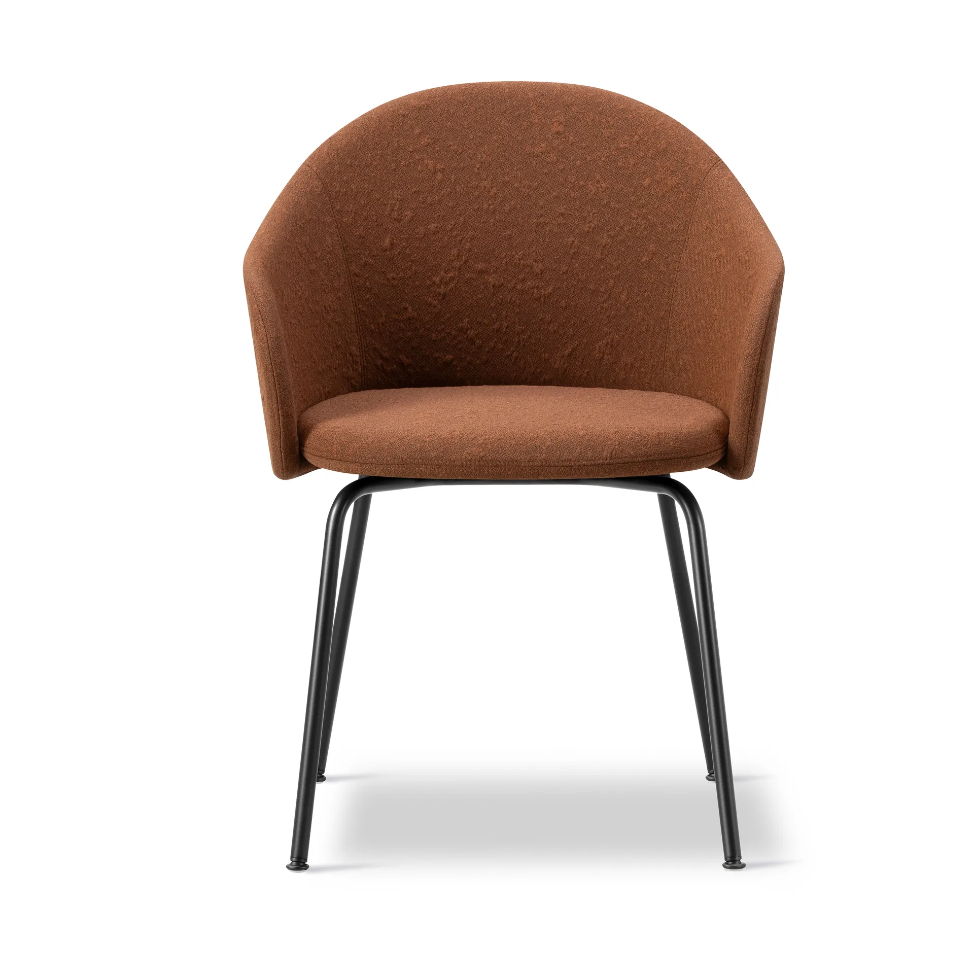 Sillón Gomo Armchair con base tubular, Myr 362-negro Fredericia Furniture