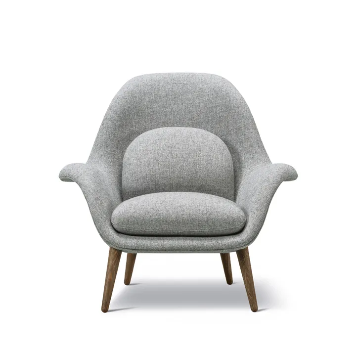 Sillón Swoon  - Hallingdal 65 130-roble ahumado - Fredericia Furniture