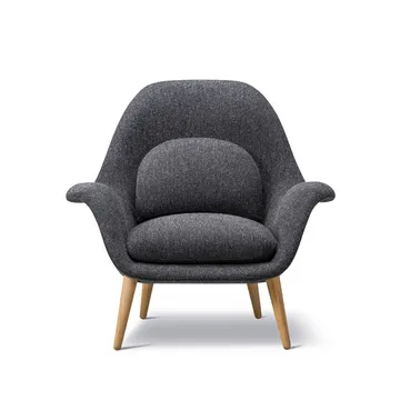 Sillón Swoon  - Hallingdal 65 180-roble aceitado - Fredericia Furniture