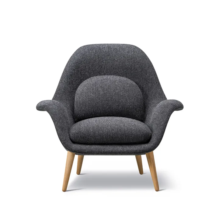 Sillón Swoon  - Hallingdal 65 180-roble aceitado - Fredericia Furniture