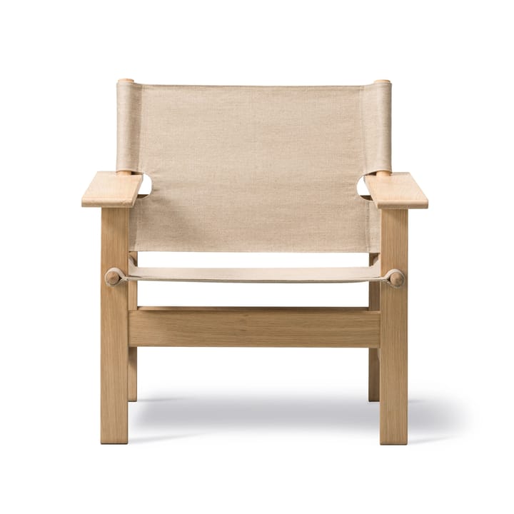 Sillón The Canvas Chair - Estructura Canvas natural aceitada clara - Fredericia Furniture