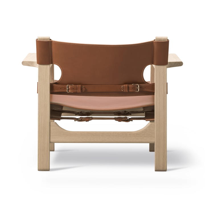 Sillón The Spanish Chair, Cuero cognac - roble claro aceitado Fredericia Furniture