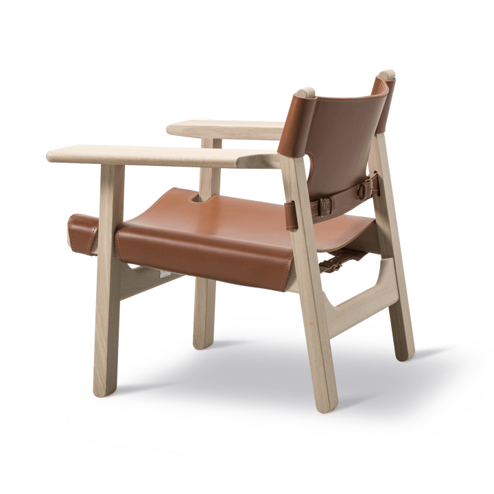 Sillón The Spanish Chair, Cuero cognac - roble claro aceitado Fredericia Furniture