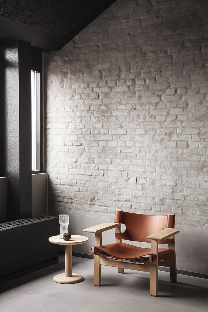 Sillón The Spanish Chair, Cuero cognac - roble claro aceitado Fredericia Furniture