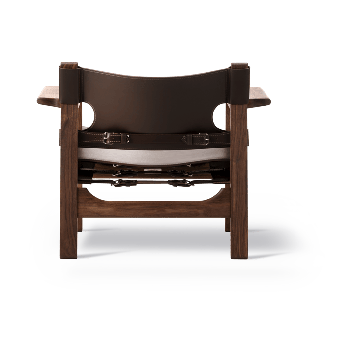 Sillón The Spanish Chair, Cuero marrón oscuro - nogal aceitado Fredericia Furniture