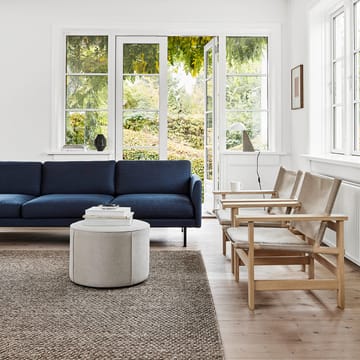 Sofá Calmo 5623 - Sunniva 717 - acero negro - Fredericia Furniture