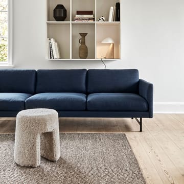 Sofá Calmo 5623 - Sunniva 717 - acero negro - Fredericia Furniture